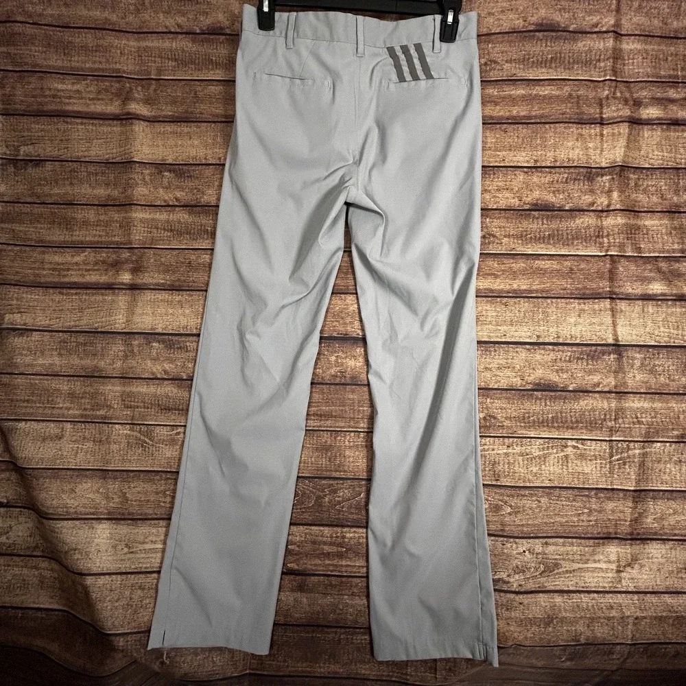 Adidas Golf Mens 32x34 Gray Ultimate Straight Leg Stretch Lightweight Pants - Picture 7 of 8